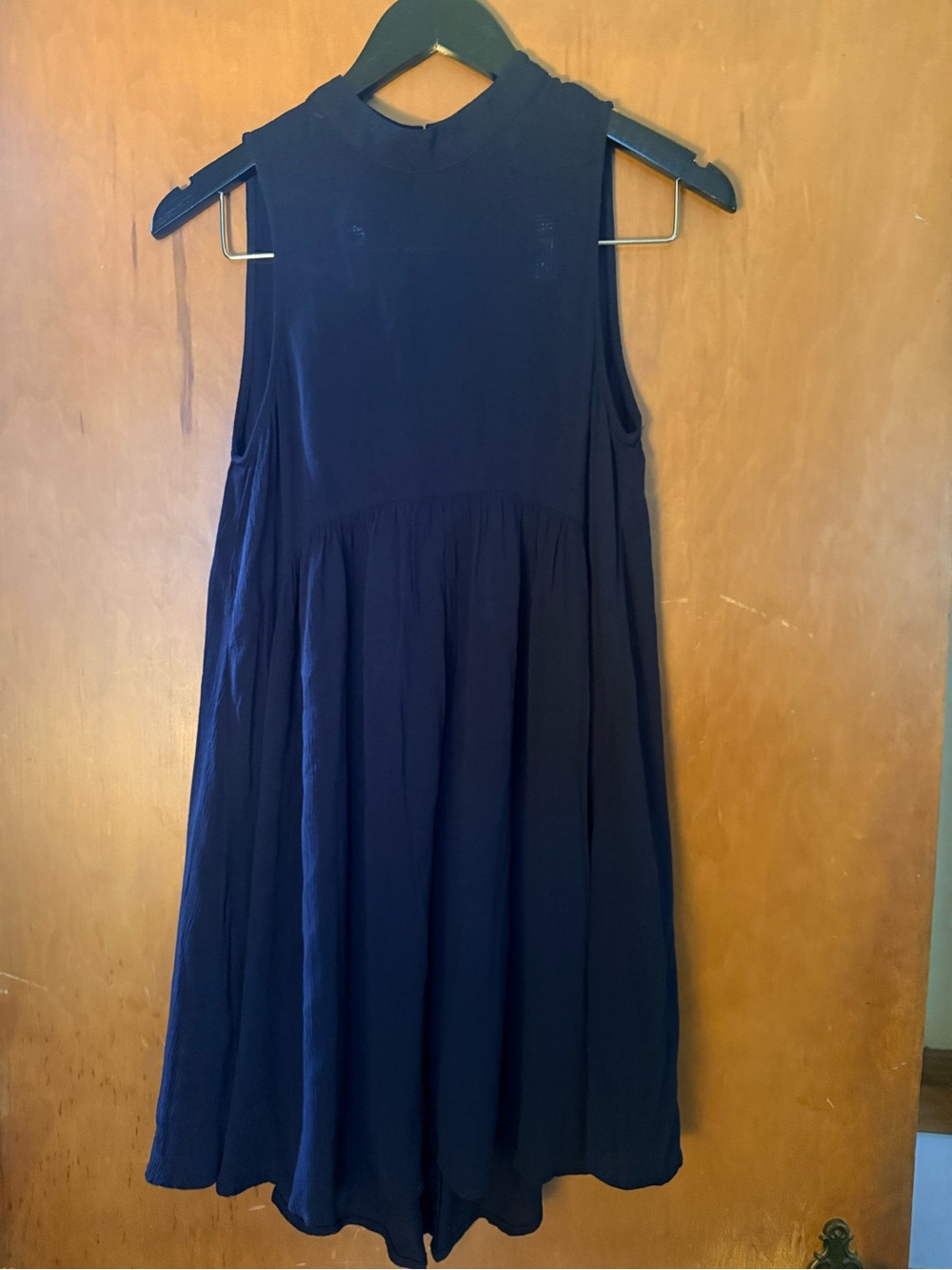 La Hearts Navy Blue Sleeveless Midi Dress